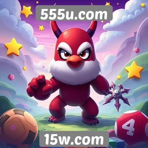 Variedade de jogos oferecidos no site 555u.com